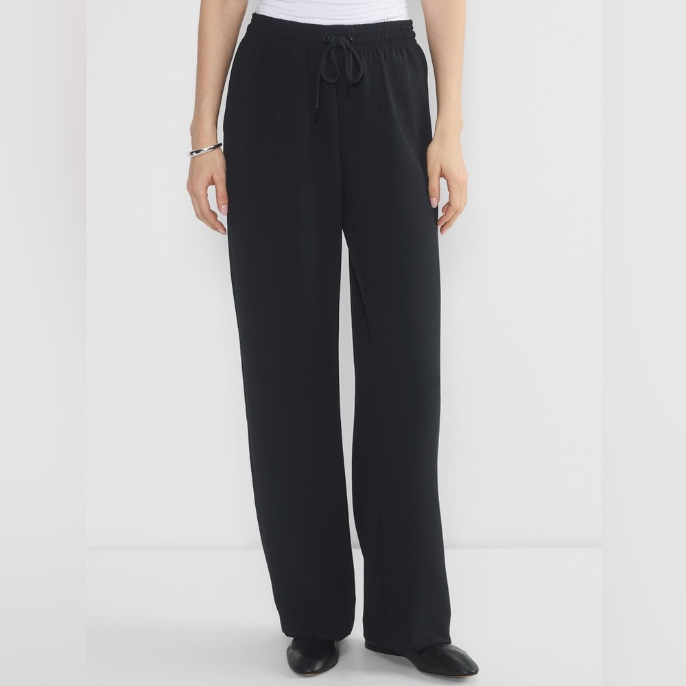 WILFRED FREE WIDE LEG BLACK PANTS size small